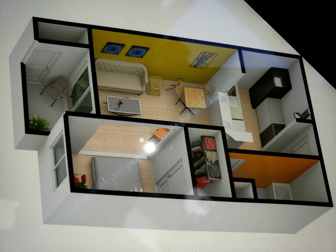 3D Floorplan - 6400 Christie Ave