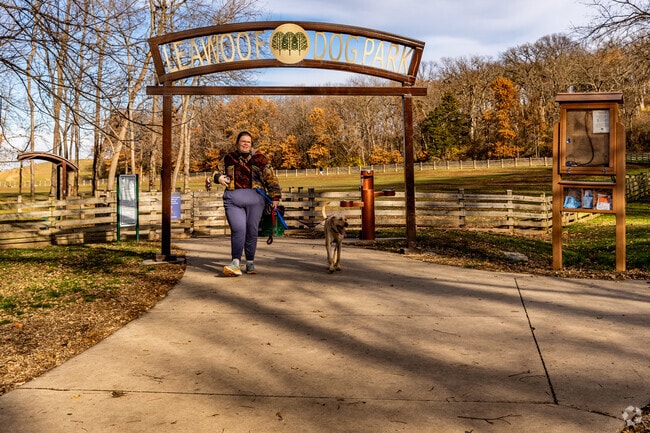 Leawoof Dog Park is the place for pets to gather.