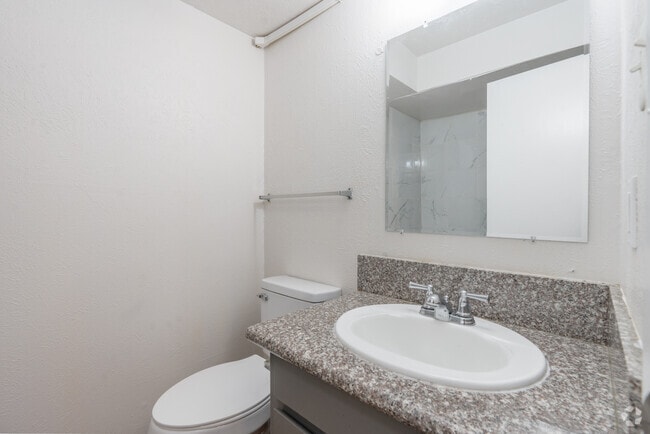 Efficiency - 300SF - Bathroom - The Cluster Apartments