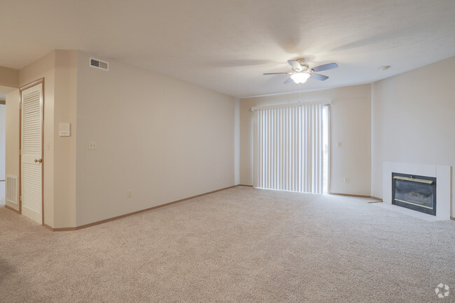 2 BR, 2 BA - Living Room - The Apartments At Oakbrook Court