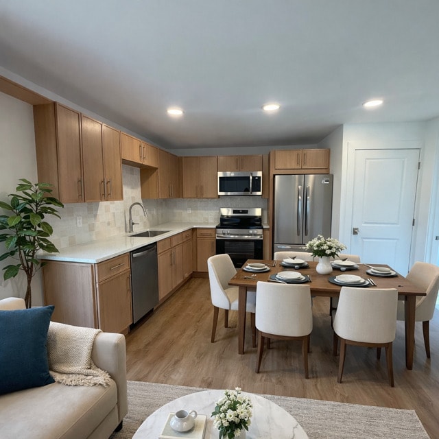 Kitchen/Dining - Nook Green Hills Apartments