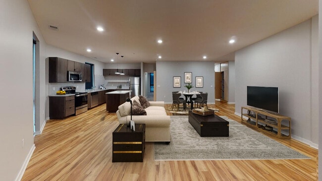 Fat Boy Living Room - bos Apartments