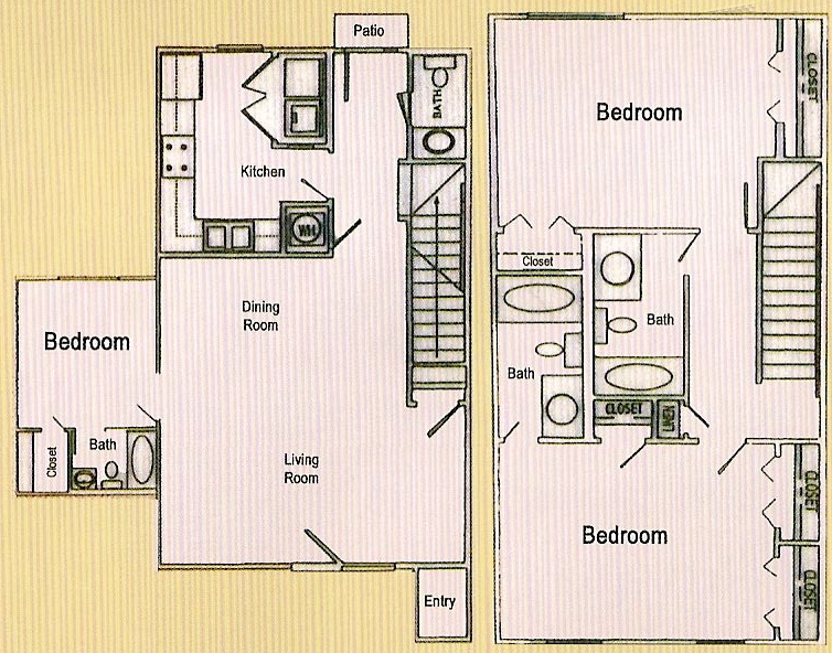 3BR/3BA - St. Charles Apartments