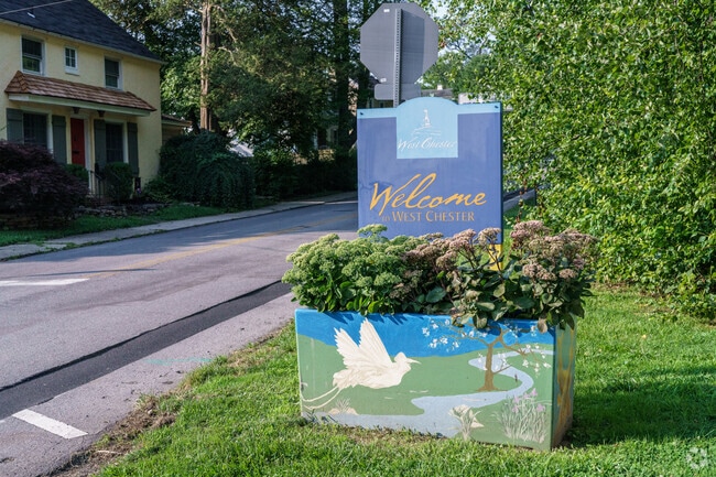 West Chester's murals greet you as soon as you enter the neighborhood.