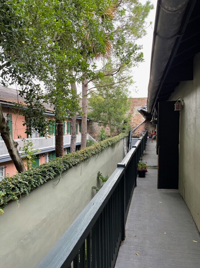Window View of Courtyard - 523 Saint Philip St