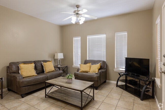 MTA II Living room - Mission Terrace Phase I & II Apartments