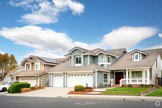 Diamond Bar is full of large homes with three car garages.