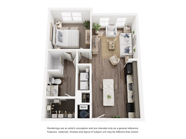 Plano de planta - Aurora 55+ Active Adult