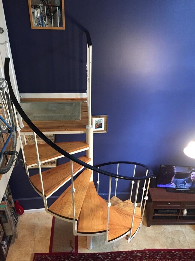 spiral staircase - 1532 8th St NW