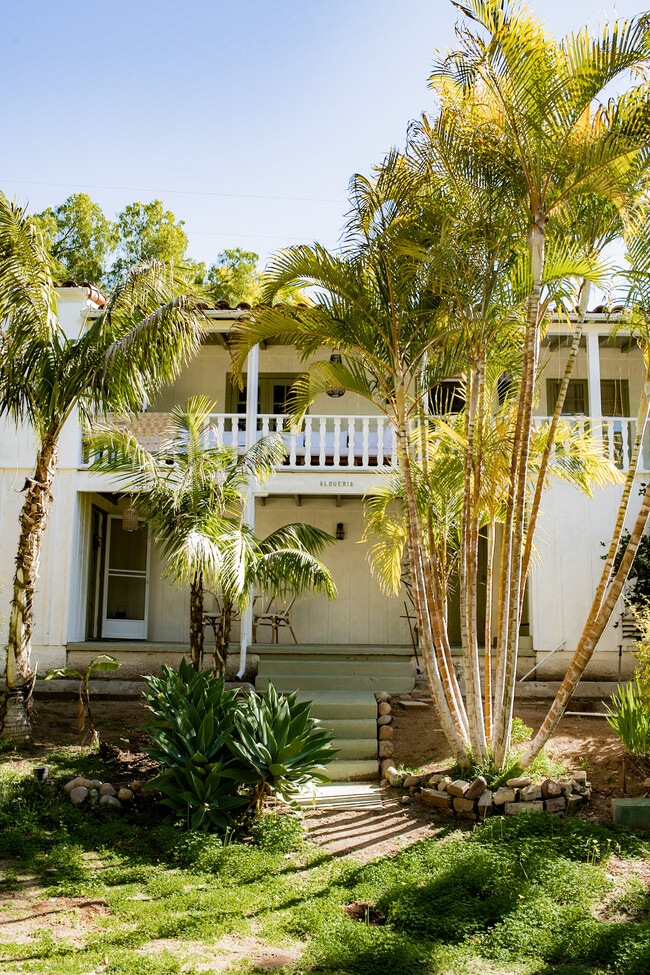First Floor shows private patio with unit entrance on the left side. - 9457 El Tejado Rd