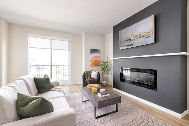 Chimenea con repisa - Norheim Townhomes