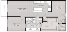 A2 - 1 Bedroom / 1 Bath