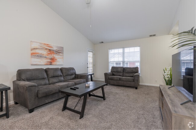 2BR, 2BA - 1,100SF - Living Room - Waterford Place Apartments