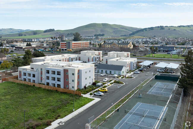 Aerial Context - Napa Cove Apartments