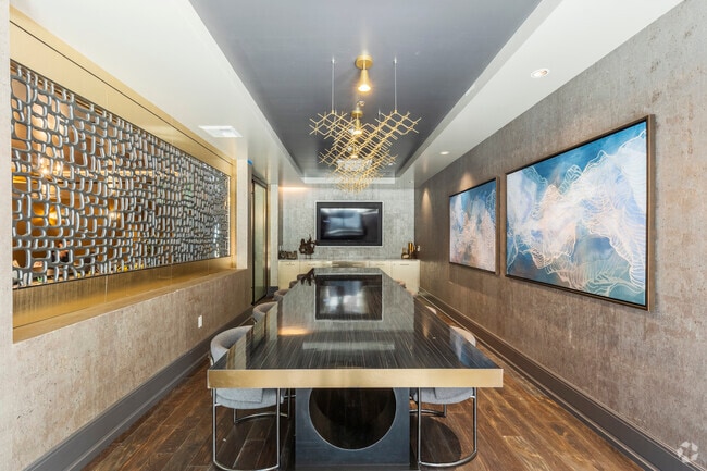 Business Lounge - High Line at Hughes Center Apartments