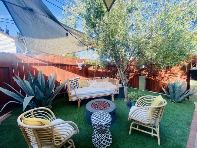 California boho patio privado - 843 Coronado Ter