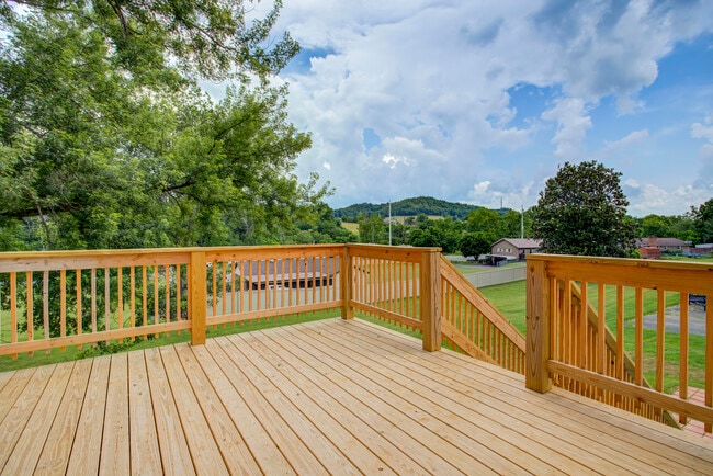 Newly built wooden deck - 288 Beaver Rd