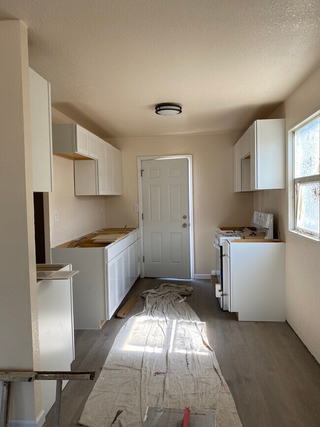 new kitchen - in progress - 1903 S Franklin Ave