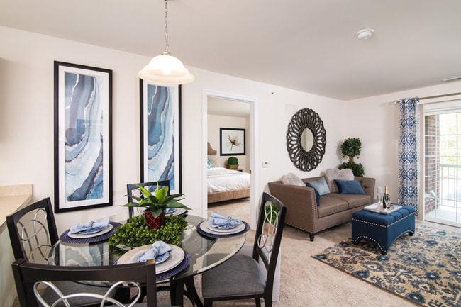 2B/2B - Dining & Living Room - Shelby Park Manor Apts - 55 & OVER