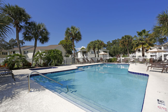 Large, sparkling pool - Park Place Port Richey