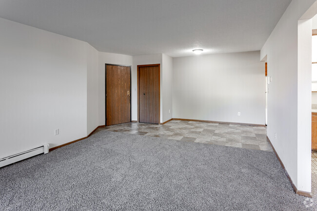 2BR, 1BA - 730SF - Living Room - Anchor Pointe Apartments