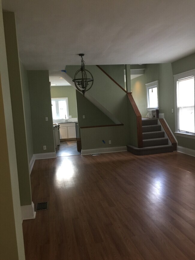 LR, DR to kitchen & open staircase - 2617 Hampshire Rd