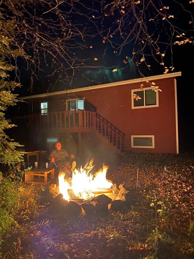 Rear with fire pit - 2721 Silver St