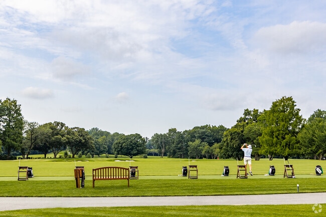 It's always tee time at Woodhaven's Burning Tree Golf Club.