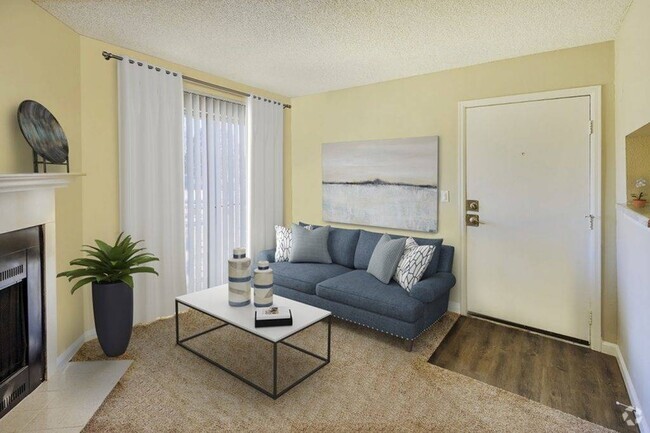 Spacious Living Room - Bella Terra at City Center Apartments