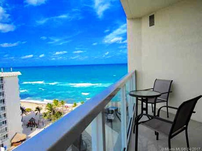 Ocean view from the balcony - 16699 Collins Ave