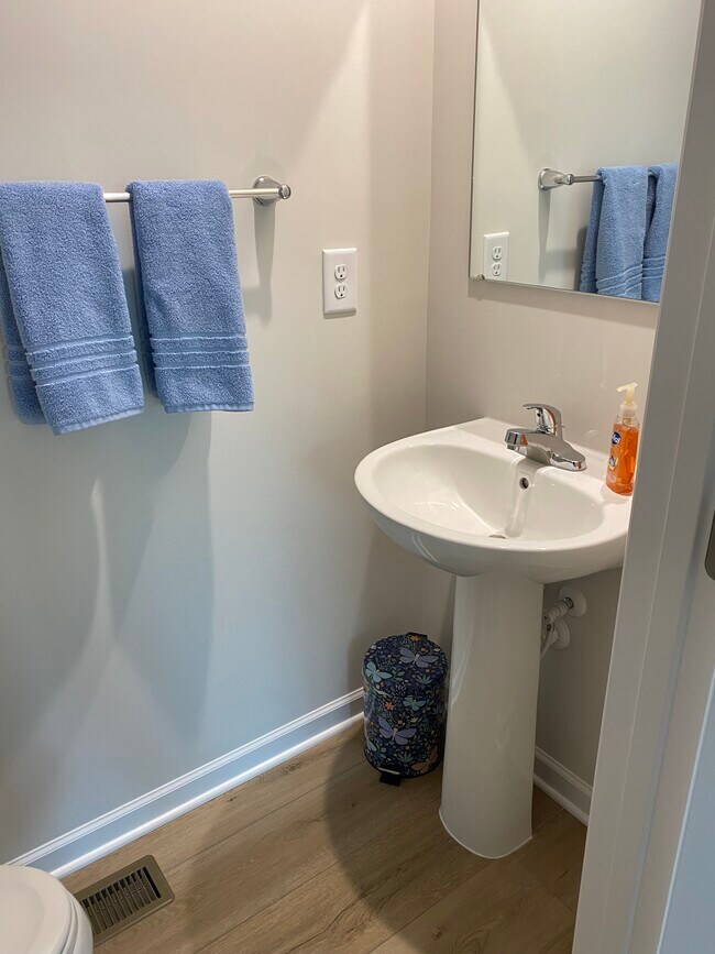 Medio baño en la planta principal - 149 Thicket Dr
