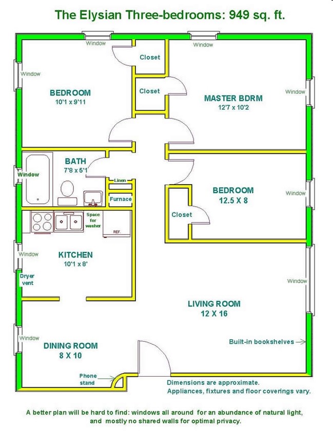 3BR/1BA - The Elysian Fourplexes