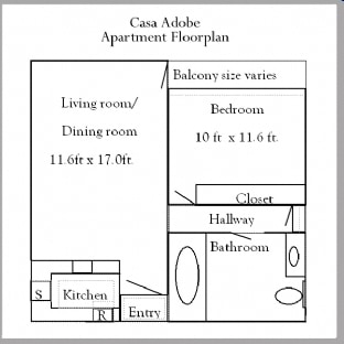 1BR/1BA - Casa Adobe