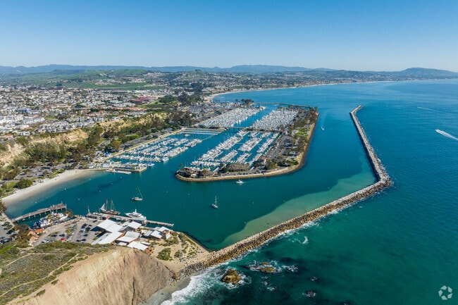 Dana Point Harbor is home to dozens of boats and ships.