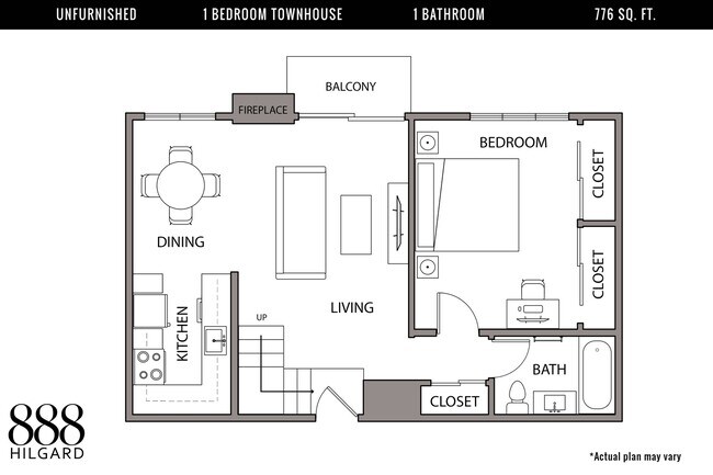 Interior Photo - 888 Hilgard
