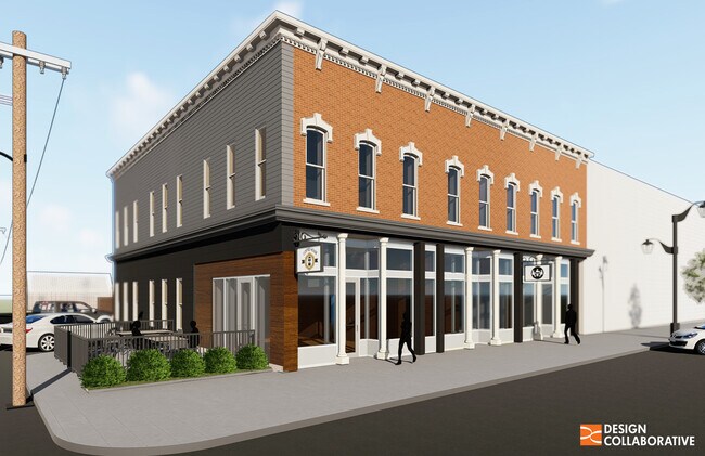 Renderización de la renovación del edificio - 222 E Main St