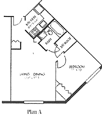 1HAB/1BA - Washington Plaza Apartments