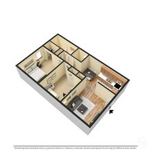 2x1 Floor Plan - Horizon Park Apartments