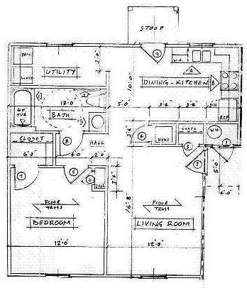 1BR FloorPlan - Hammock Lane Apartments