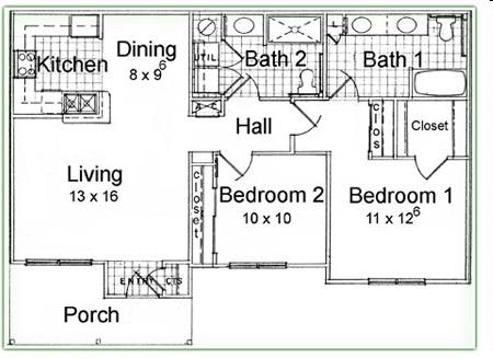 2HAB/2BA - Oak Haven