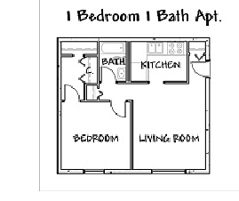 1HAB/1BA - Greenwood Apartments