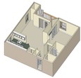 1 bedroom Small