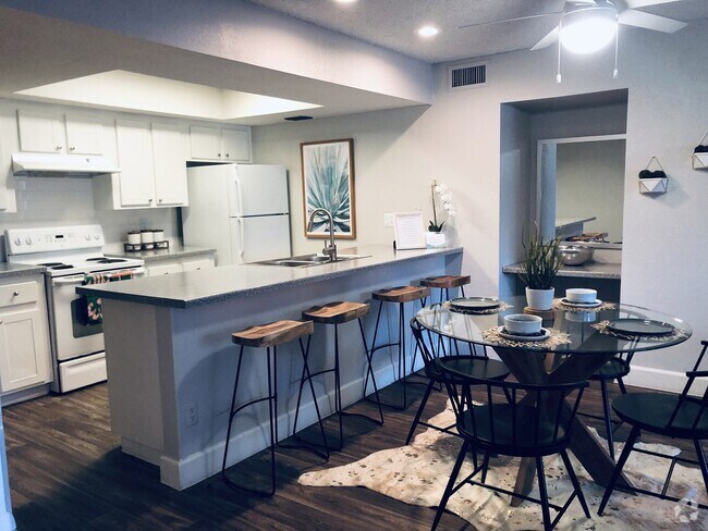 View of Dobson Greens Condominiums Apartments for Rent with High Ceilings ...