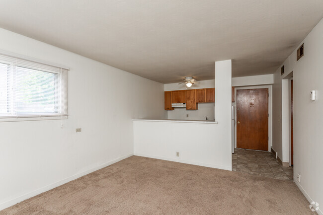 1BR Small - Living Room - Westwood Apartments