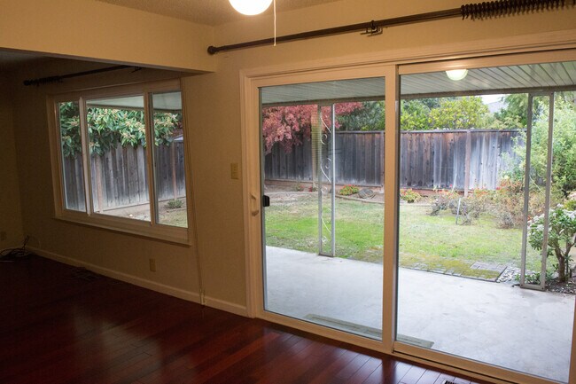 Dining and living look to back yard - 20865 Alves Dr