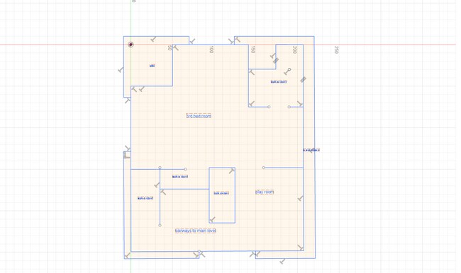 2nd floor, main bed room with minisplit A/C and large hall way - 28741 Fairfax Ave