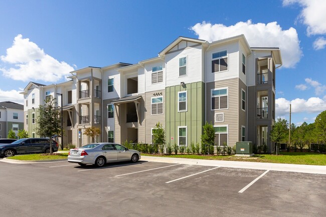 Exterior view of the apartment building. - Nathan Ridge