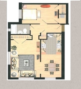 1BR/1BA - College Court Condominiums
