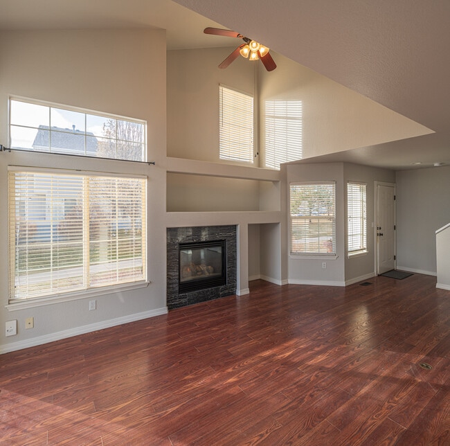 Living Room with Gas Fireplace - 1419 Red Mountain Dr