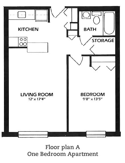 1BR/1BA - Fedor Manor Apartments